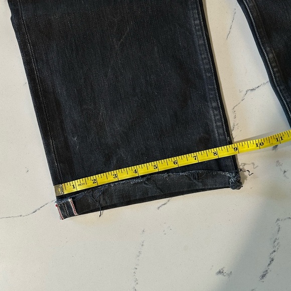 Left Field Black Selvedge Jeans - Picture 10 of 11